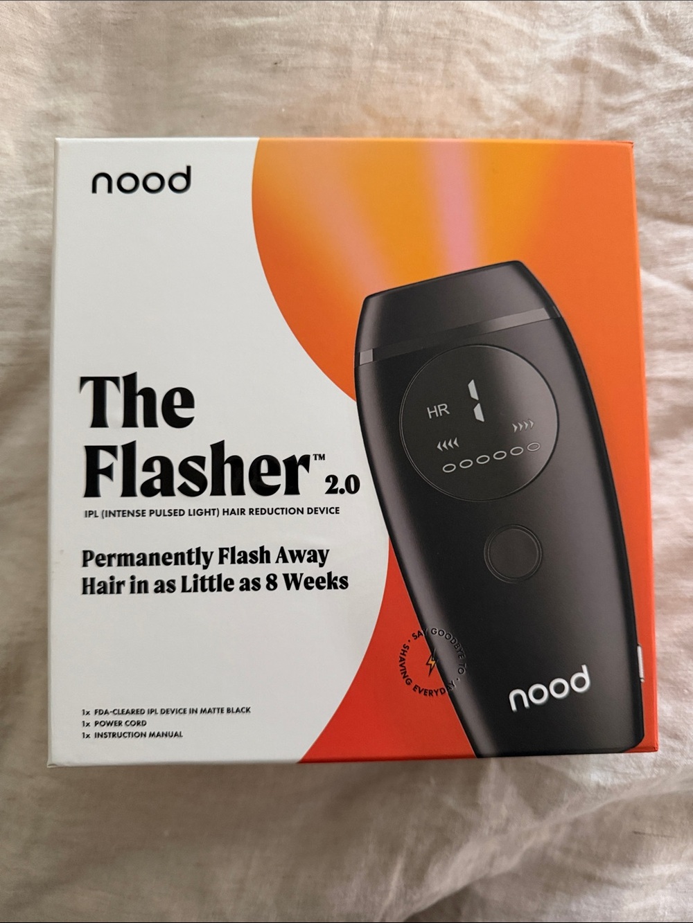 The Flasher 2.0 IPL Hair Reduction Device — Matte Black